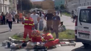 BRAȘOV. Accident grav la Codlea, între un microbuz și o motocicletă 5 | MyTex.ro