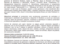 Comunicat de presă privind finalizarea proiectului ÎNFIINŢAREA ŞI DOTAREA DE CENTRE DE COLECTARE PRIN APORT COLECTIV 5 prăjituri | MyTex.ro