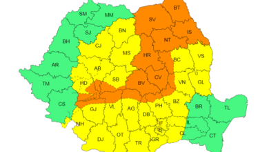 ALERTĂ METEO | Cod Portocaliu de vijelii puternice și grindină în Brașov! Rafale de până la 90 km/h și ploi torențiale. Când lovește furtuna 5 | MyTex.ro