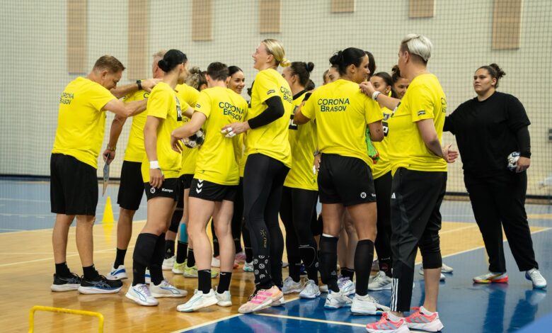 Corona Brașov, întâlnire cu fanii. Antrenament deschis la Sala Sporturilor 7 Corona Brașov