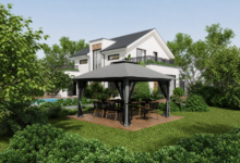 Foișor, pavilion sau cort de grădină, în funcție de cât timp îl ții montat 4 | MyTex.ro