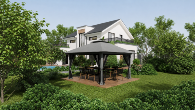 Foișor, pavilion sau cort de grădină, în funcție de cât timp îl ții montat 6 | MyTex.ro
