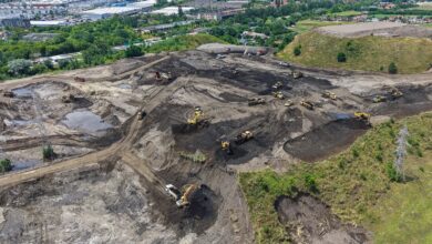 Au început lucrările de închidere a rampei de deșeuri industriale din Timiș-Triaj. Zona va fi transformată într-un spațiu verde 8 Au început lucrările
