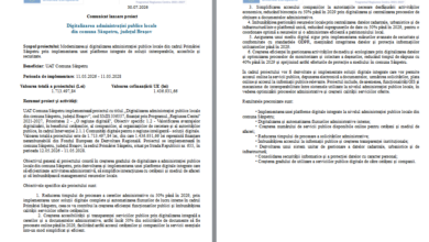 Comunicat lansare proiect Digitalizarea administrației publice locale din comuna Sânpetru, județul Brașov 7 Kaufland | MyTex.ro