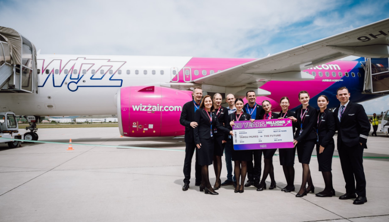 120 milioane pasageri: Brașov în marea ascensiune Wizz Air