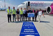 Aeroportul Brașov a atins pragul de 1 milion de pasageri. Cine este călătorul aniversar 3 | MyTex.ro