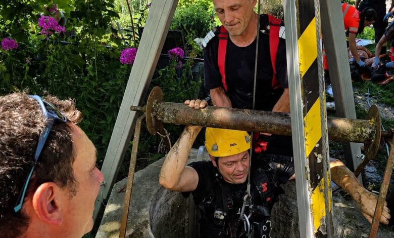 Persoană salvată de pompieri dintr-o fântână adâncă de 8 metri, la Chichiș 3 Fântână | MyTex.ro