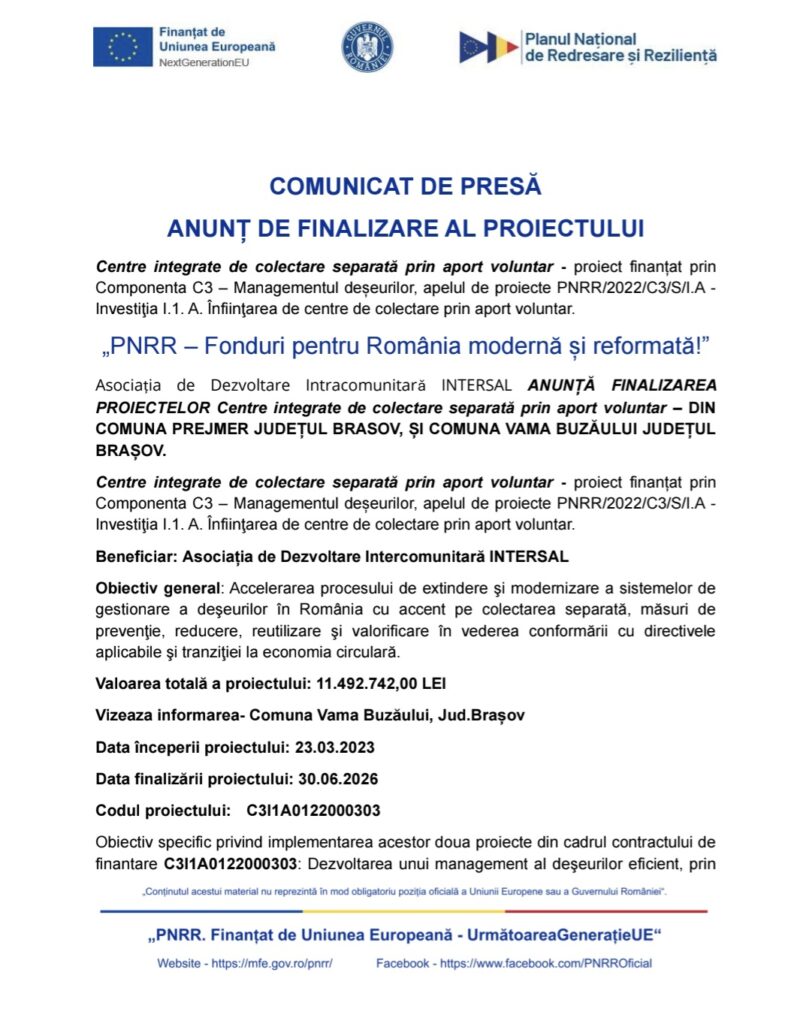 Comunicat | MyTex.ro