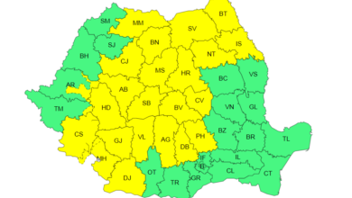 COD GALBEN de furtuni și averse torențiale la Brașov și în țară: Vijelii, grindină și ploi de peste 50 l/mp până miercuri noapte 10 | MyTex.ro