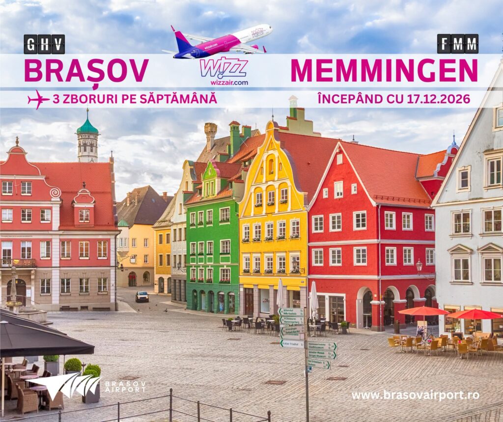 Aeroportul Brașov. Mai multe zboruri spre Dortmund și Memmingen 11 Aeroportul Brașov | MyTex.ro