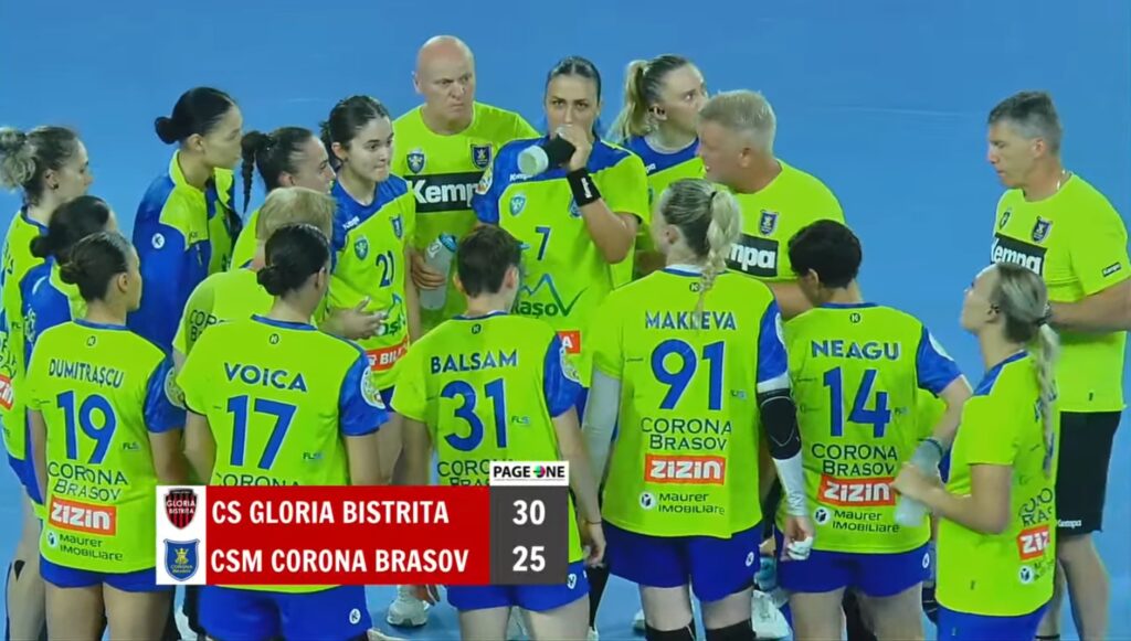 Corona Brașov, înfrângere cu Gloria Bistriţa. Test bun pentru trupa lui Bent Dahl. Diferenţa s-a făcut pe final 7 Corona Brașov | MyTex.ro