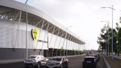 Construcţia Stadionului Tineretului