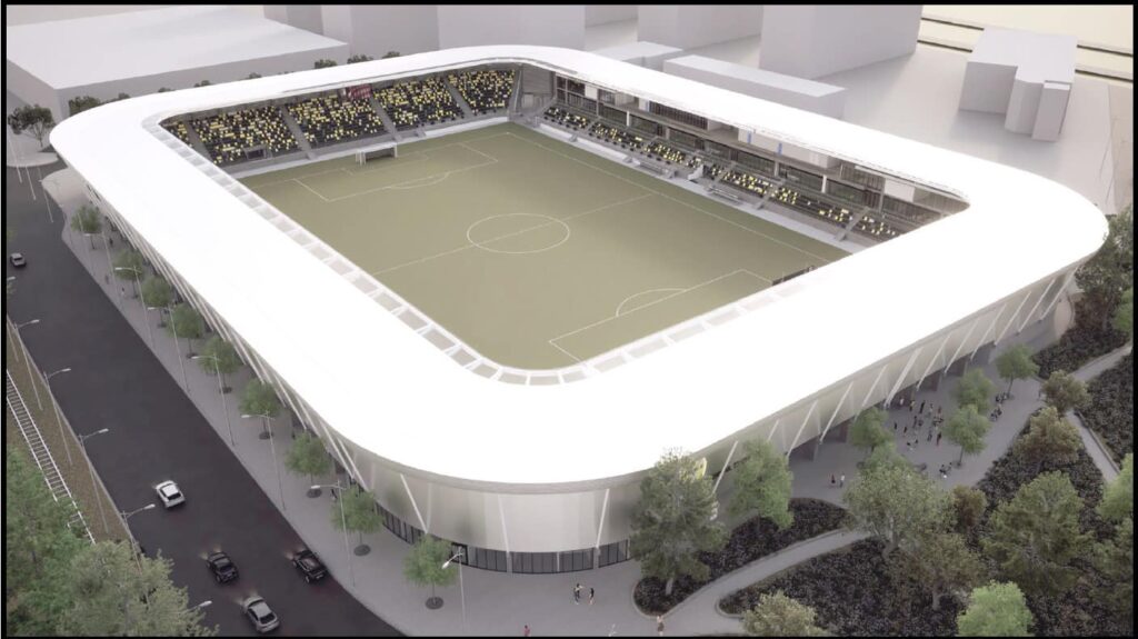 Construcţia Stadionului Tineretului începe cu bani de la bugetul local. De la stat, abia în 2028 10 Construcţia Stadionului Tineretului | MyTex.ro