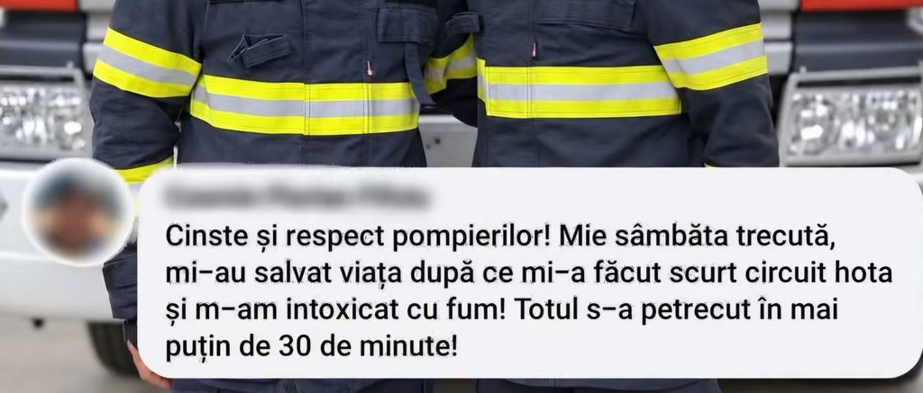 BRAȘOV | Bărbat salvat dintr-un apartament plin de fum, pe str. Zizinului 7 Bărbat | MyTex.ro