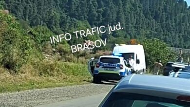 BRAȘOV | Accident cu trei mașini pe DN 10, la Teliu 21 Turist | MyTex.ro