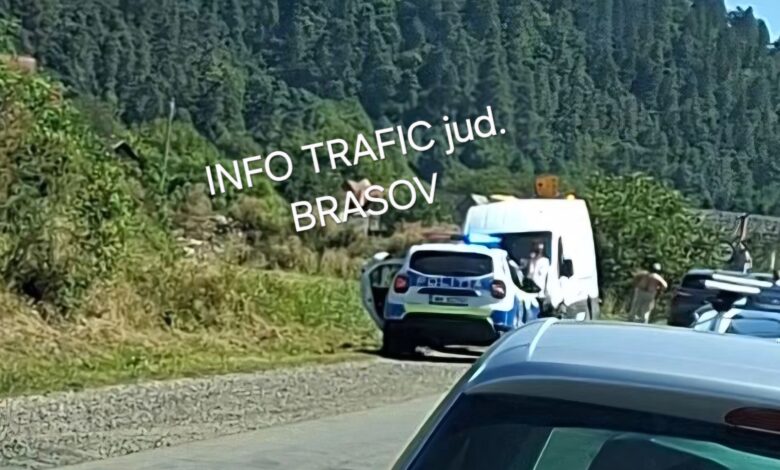 BRAȘOV | Accident cu trei mașini pe DN 10, la Teliu 3 accident | MyTex.ro