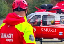 BRAȘOV. Persoană evacuată cu elicopterul SMURD din Bucegi 5 Mașină | MyTex.ro