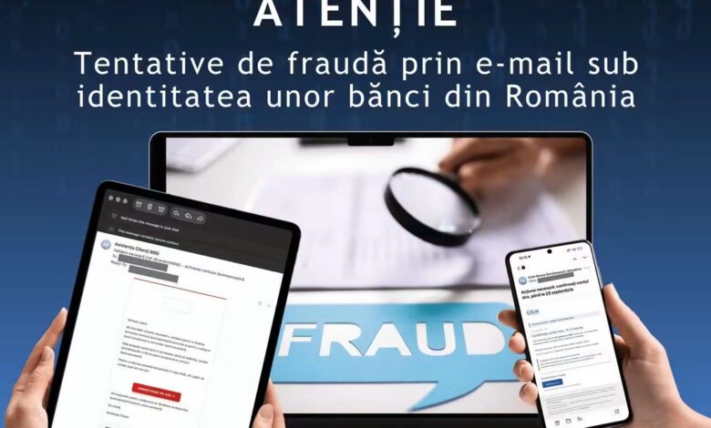 Alertă DNSC: Emailuri false circulă sub numele unor bănci din România. Clienții sunt amenințați că li se suspendă cardul 3 DNSC | MyTex.ro
