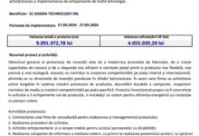Comunicat finalizare proiect 3 | MyTex.ro