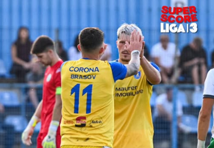 Liga 3. Corona Brașov a făcut scor 3 Liga 3 | MyTex.ro