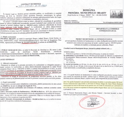 BOMBĂ ÎN BRAȘOV! Primarul Scripcaru aruncă în aer scandalul parcării subterane: Documentele secrete care îi îngroapă pe useriști! „Ați votat parcare sub TÂMPA pe 49 de ani!” 7 Braşov | MyTex.ro