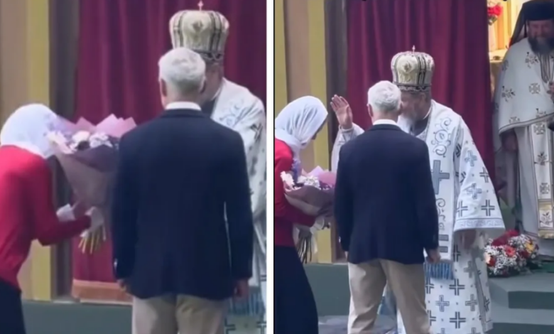 CĂLIN GEORGESCU, ÎN MIJLOCUL UNUI SCANDAL MONSTRU! Gestul făcut de un înalt prelat a aruncat Biserica în aer: Imaginile care fac înconjurul României! 3 Georgescu | MyTex.ro