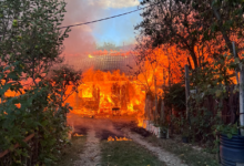 Incendiu puternic la o casă din Râșnov: Risc major de extindere. Pompierii intervin în forță / Update. Au murit multe animale 6 Brașov | MyTex.ro