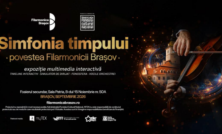 Brașovul își celebrează istoria muzicală: Expoziția interactivă „Simfonia Timpului” se deschide la Sala Patria 3 brașov | MyTex.ro