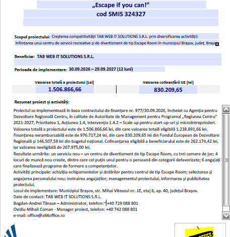 Comunicat | MyTex.ro