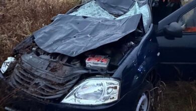 BRAȘOV | Doi pompieri din Covasna au intervenit pentru a salva victima accidentului de pe Șoseaua Cristianului. Femeia era inconștientă, încarcerată 5 | MyTex.ro