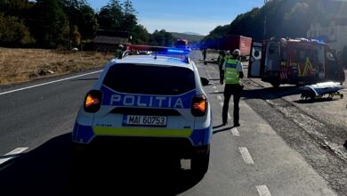BRAȘOV | Accident pe DN 1, între Perșani și Vlădeni. Impact între un autoturism și un TIR 5 | MyTex.ro