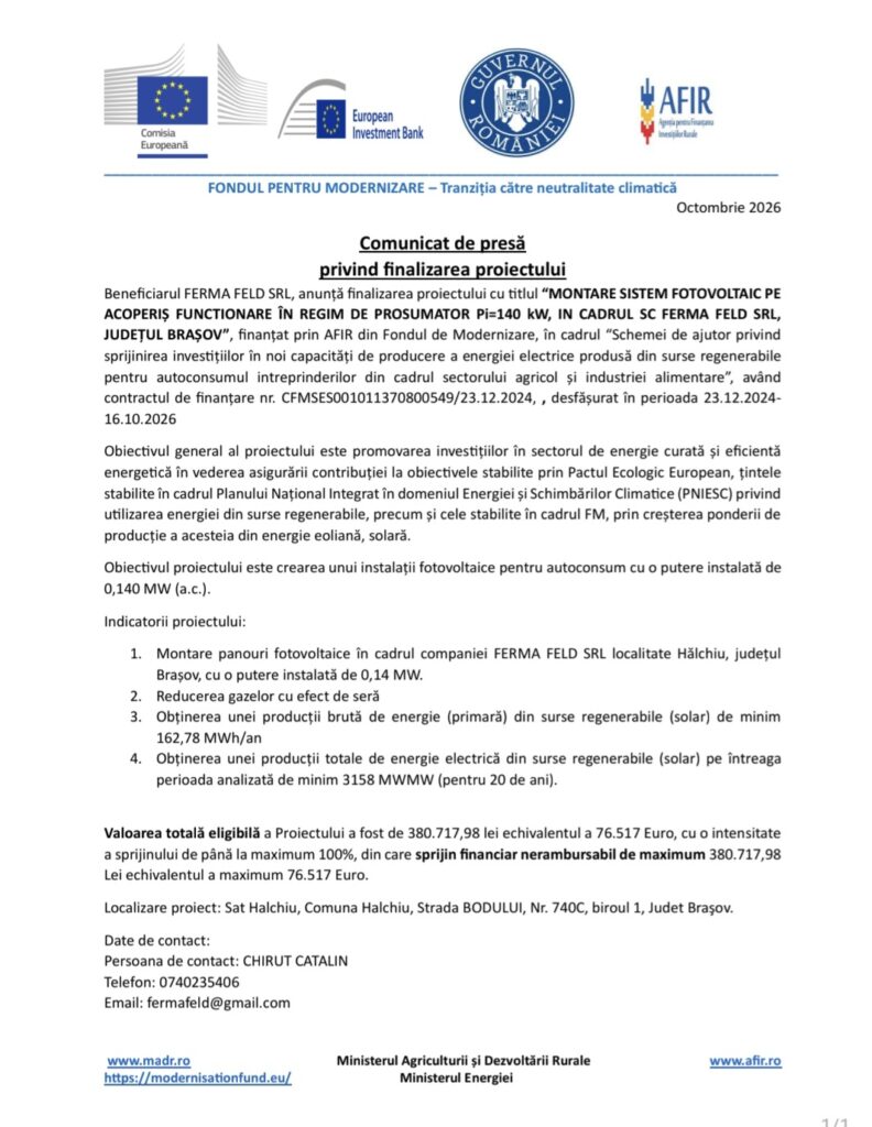 Comunicat | MyTex.ro