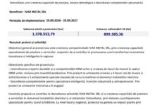 Comunicat implementare proiect 8 Comunicat | MyTex.ro