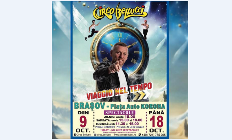 Magia circului revine la Brașov: Circo Bellucci vă invită la o călătorie în timp cu spectacolul „Viaggio nel Tempo” 3 | MyTex.ro