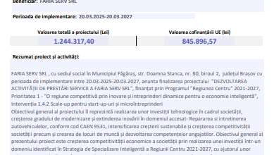 Comunicat finalizare proiect 7 AI | MyTex.ro