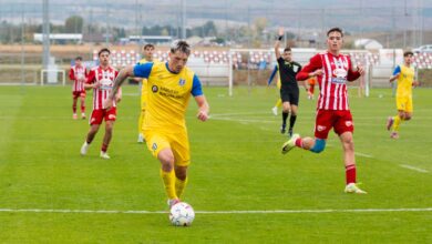 Corona Brașov a câștigat la Sfântu Gheorghe și rămâne lider în Liga 3 / Un jucător al oaspeților, transportat de urgență la spital după un fault extrem de dur 7 Braşov | MyTex.ro
