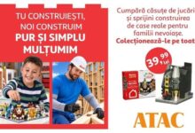 Descoperă „Căsuțe pentru căsuțe” în magazinul ATAC Brașov, proiectul care transformă solidaritatea în acasă pentru 10 familii vulnerabile 20 brașov | MyTex.ro