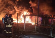 Pompierii din Brașov, chemați în sprijin la un incendiu izbucnit la o hală din Sibiu 8 | MyTex.ro