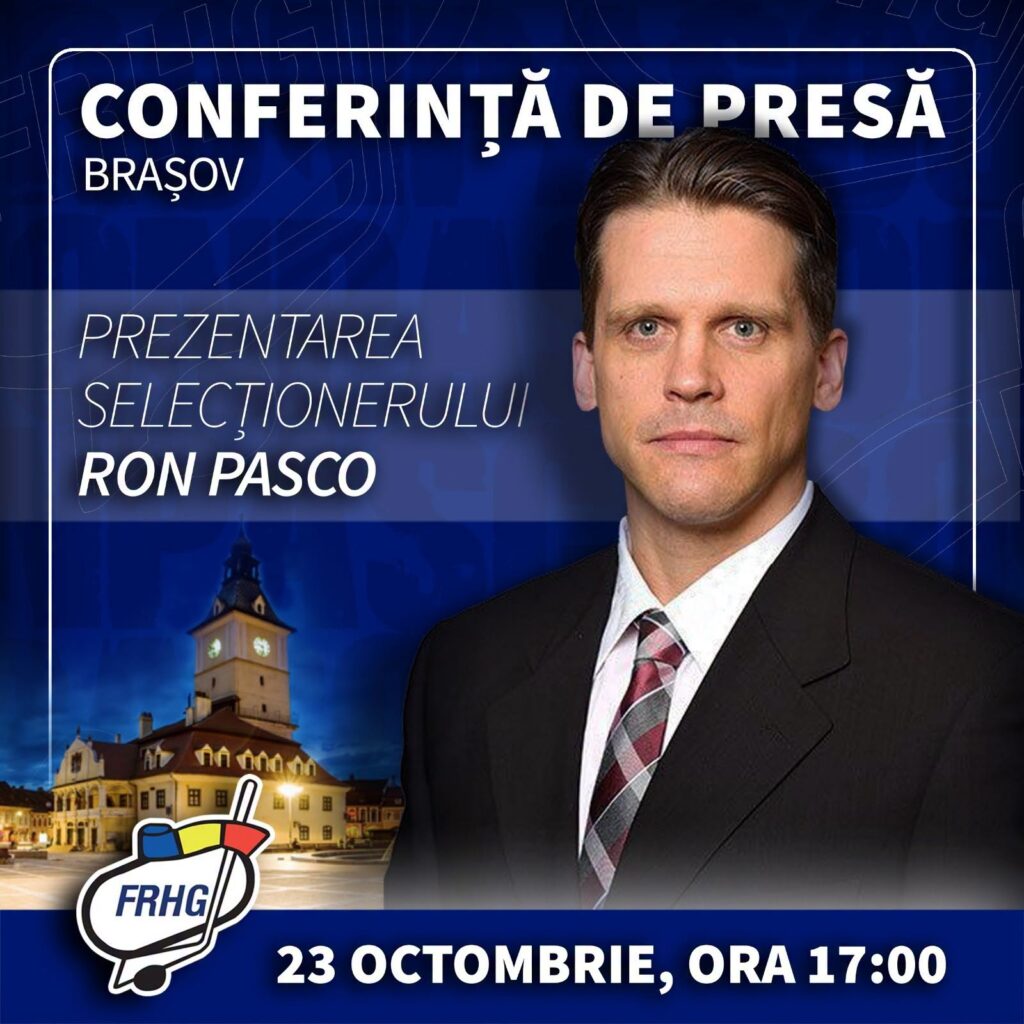Ron Pasco, noul antrenor al Naţionalei de hochei pe gheaţă, prezentat la Brașov 7 Ron Pasco | MyTex.ro