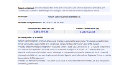 Comunicat finalizare proiect 16 Brașov | MyTex.ro